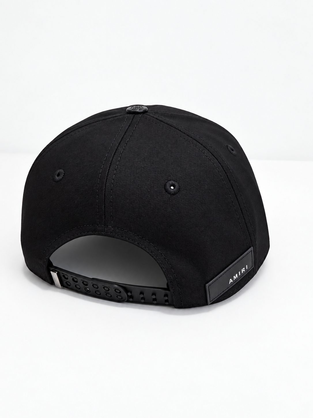 Gorra Amiri Logo Bicolor - Structured Poliéster Bordado Alto Relieve Ajustable