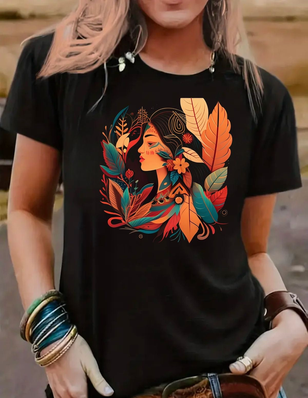 CAMISETA LARGA MUJER - MAYA