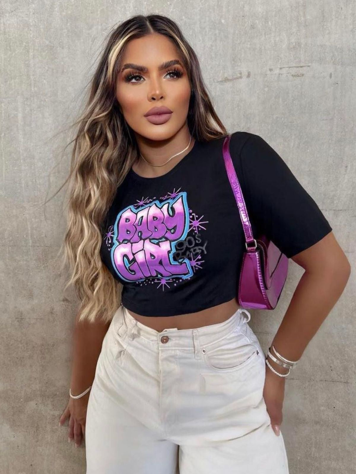 CAMISETA CORTA MUJER -
BABY GIRL