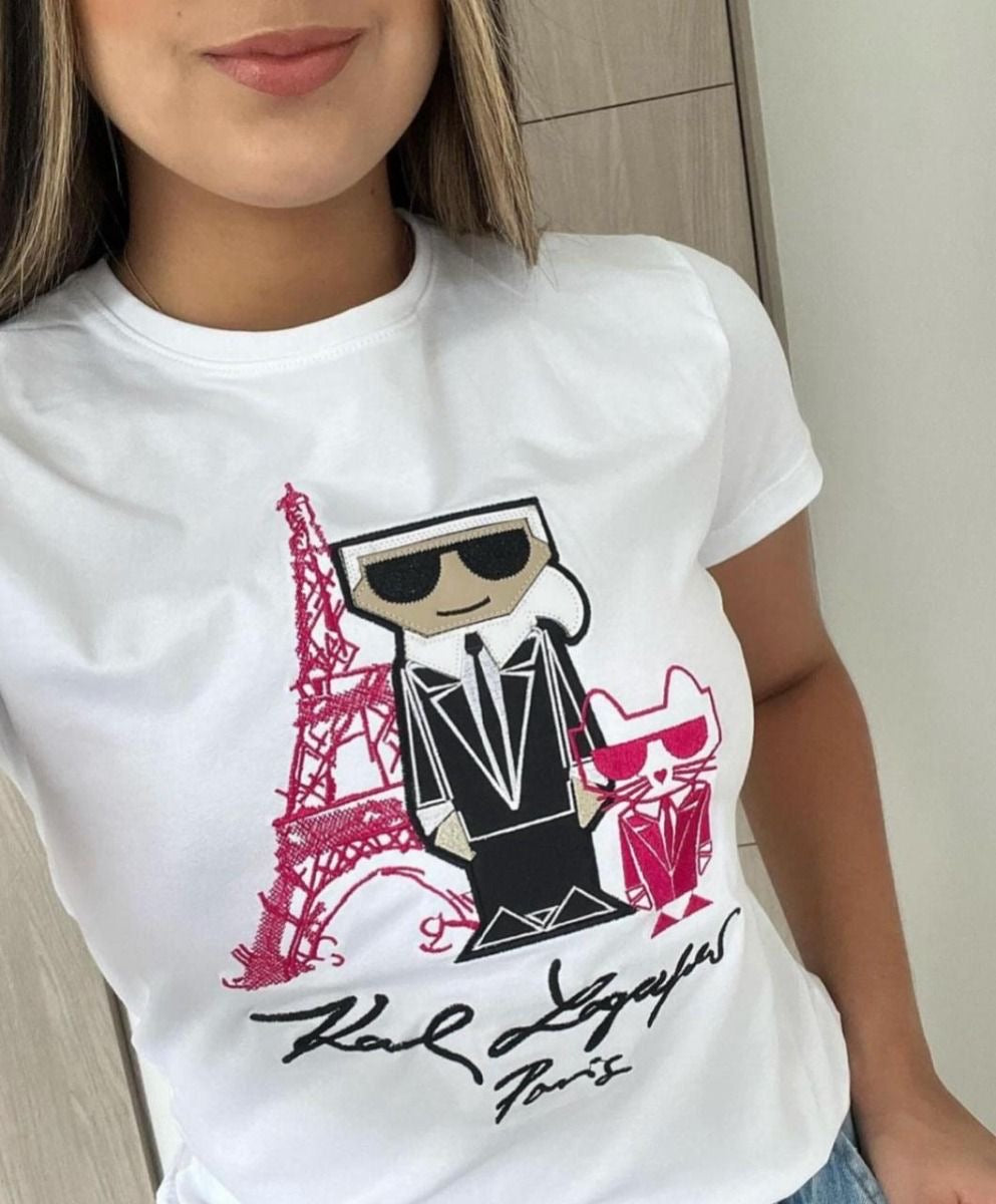 CAMISETA LARGA MUJER - PARIS