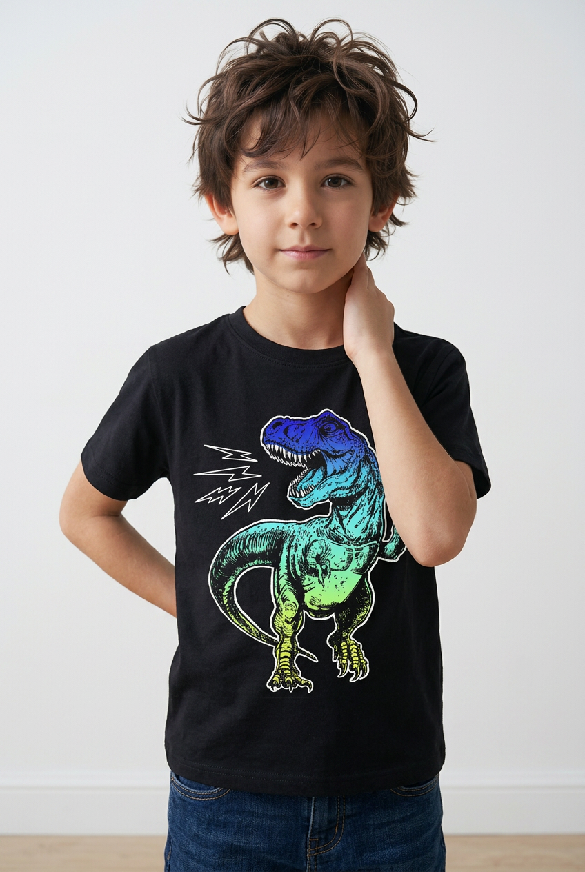 CAMISETA MANGA CORTA - DINOSAURIO T-REX