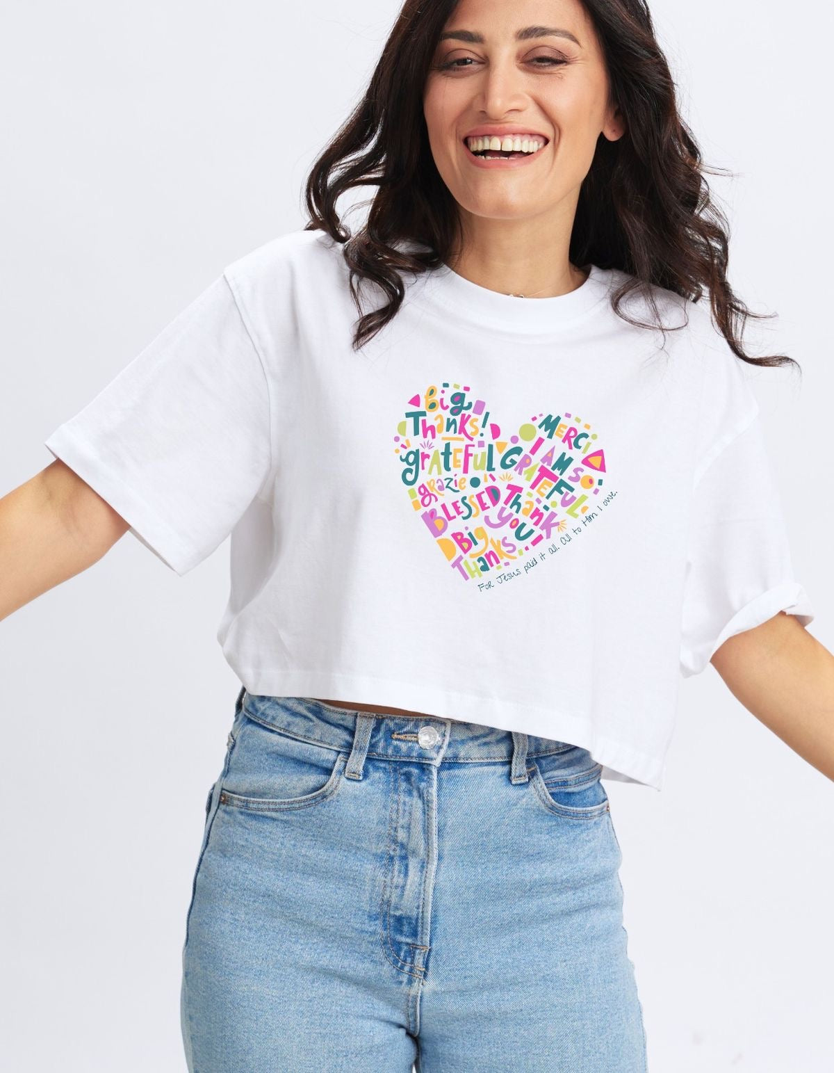 CAMISETA CORTA MUJER -
CORAZÓN