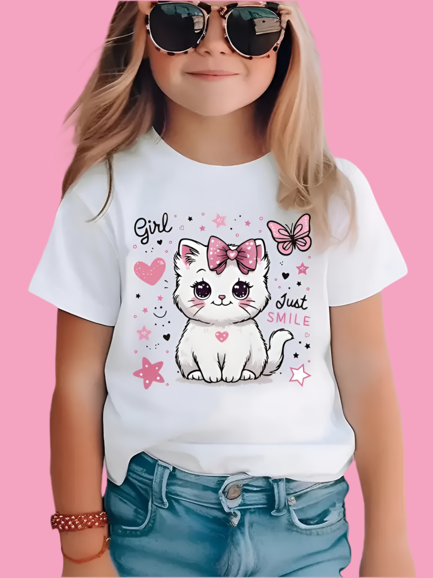 CAMISETA MANGA CORTA - GATITA