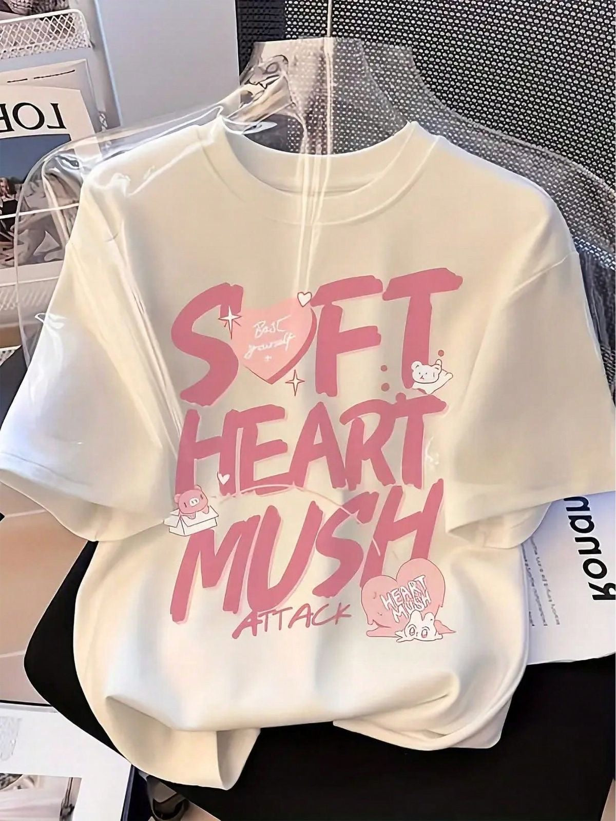 CAMISETA LARGA MUJER - SOFT HEART MUSH