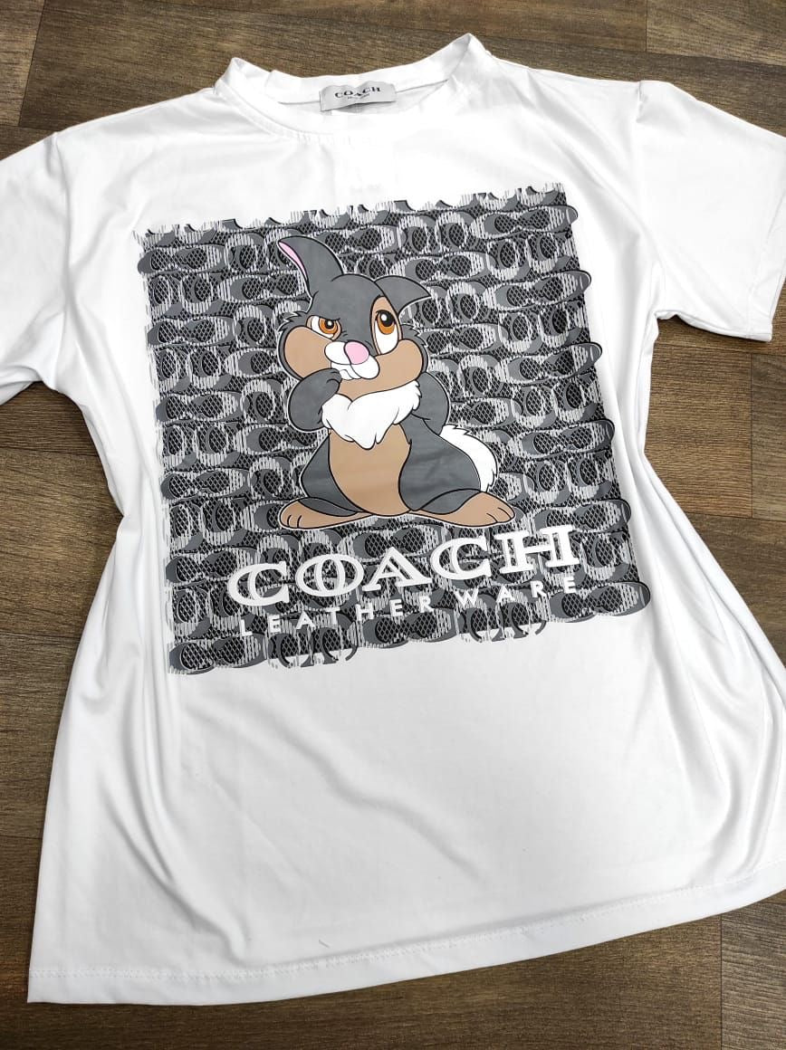 CAMISETA LARGA MUJER - COACH