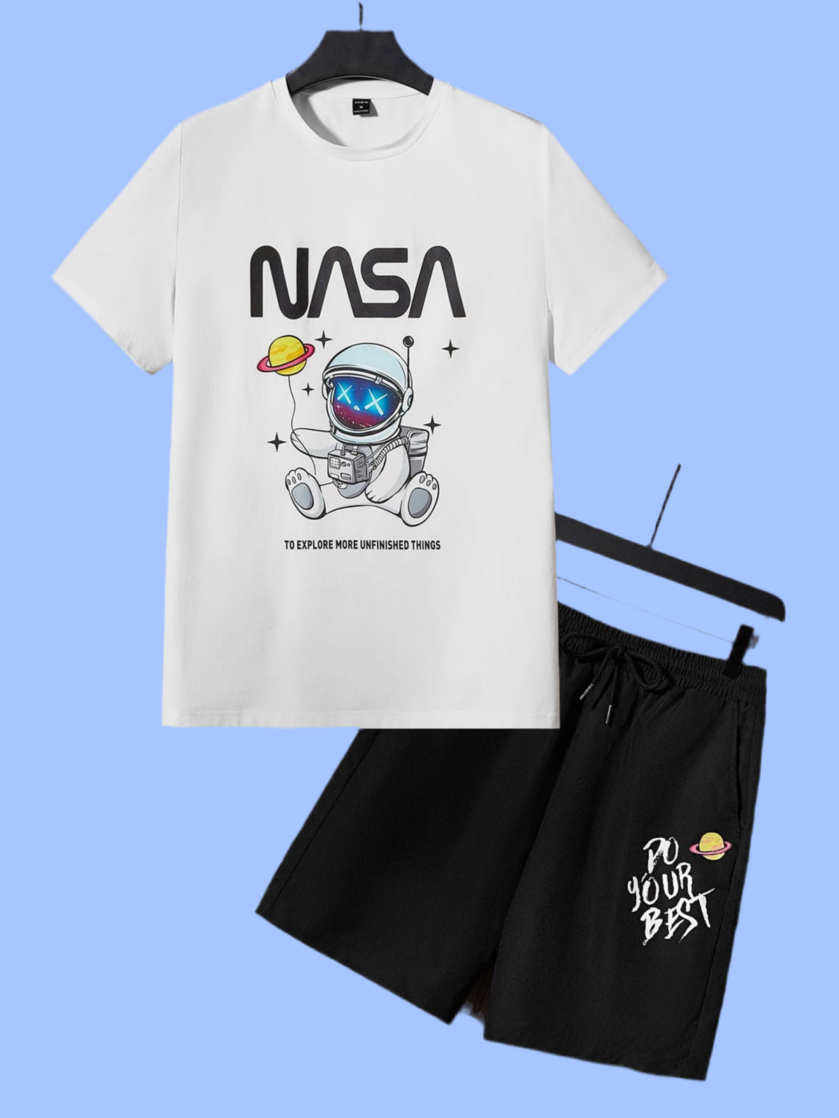 CONJUNTO CAMISETA+PANTALONETA NASA