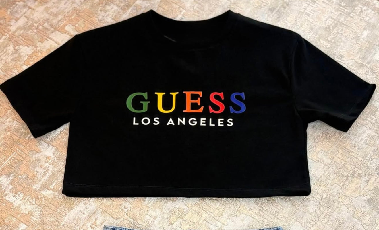 CAMISETA CORTA MUJER - GUESS