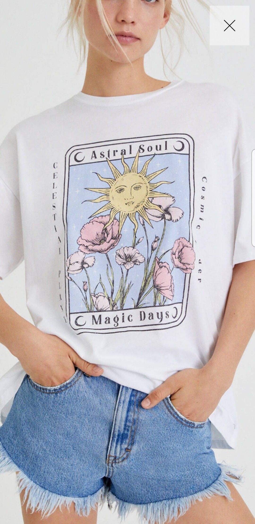 CAMISETA LARGA MUJER - ASTRAL SOUL