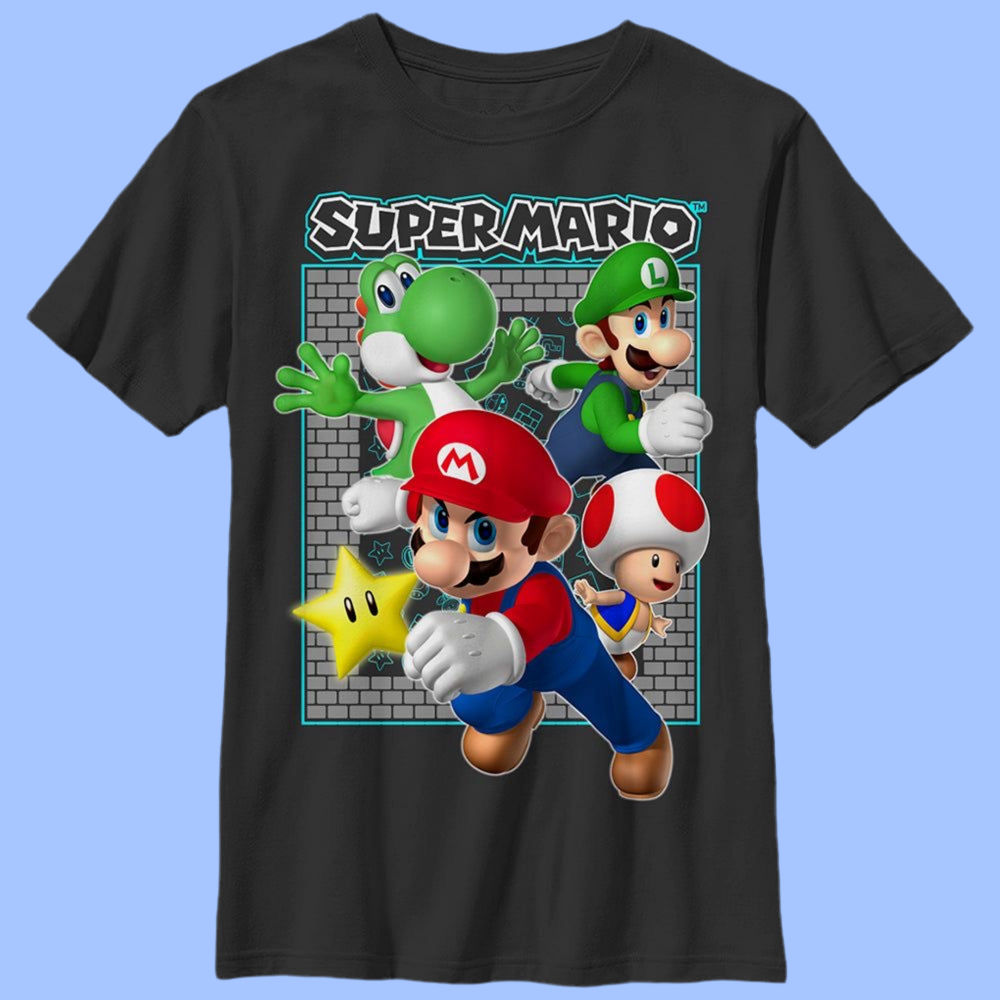 CAMISETA MANGA CORTA - SUPER MARIO