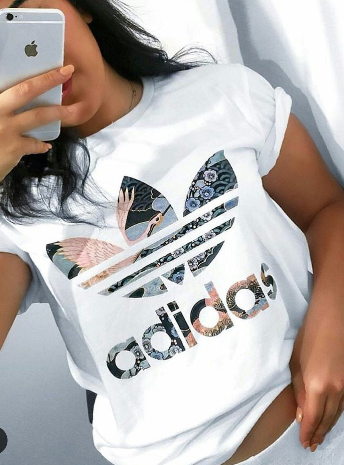 CAMISETA LARGA MUJER - ADIDAS