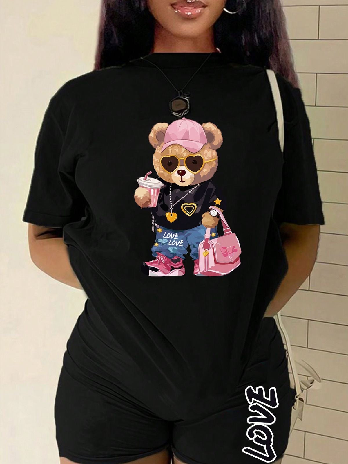 CAMISETA LARGA MUJER - OSO