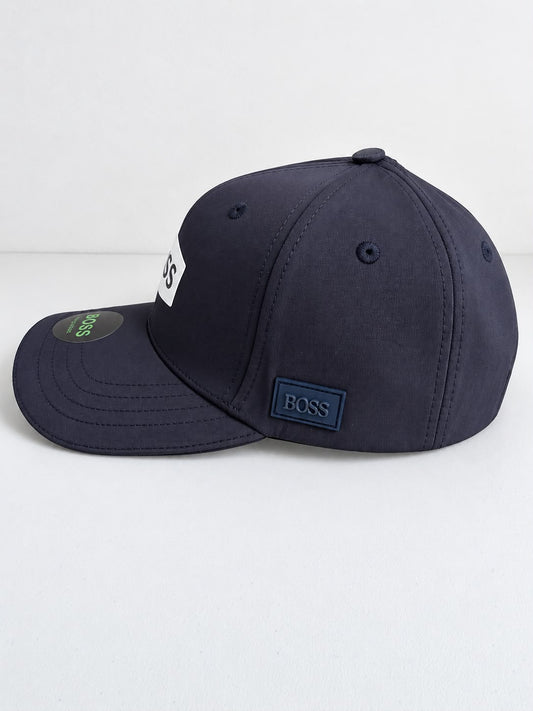 Gorra Hugo Boss Azul Marino - Lateral parche BOSS