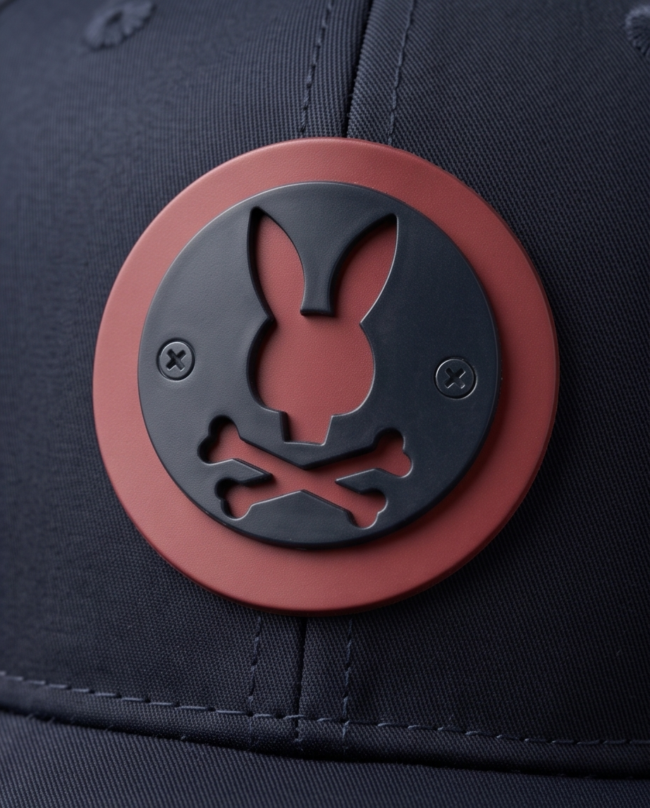 Gorra Psycho Bunny Medallion Azul Marino