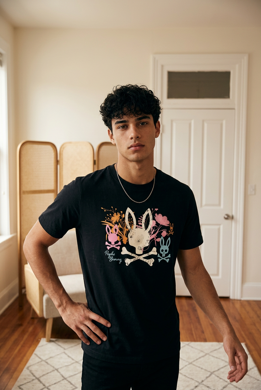 CAMISETA MANGA CORTA - PSYCHO BUNNY