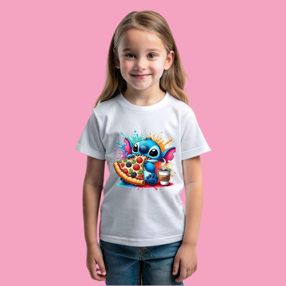 CAMISETA MANGA CORTA - STITCH