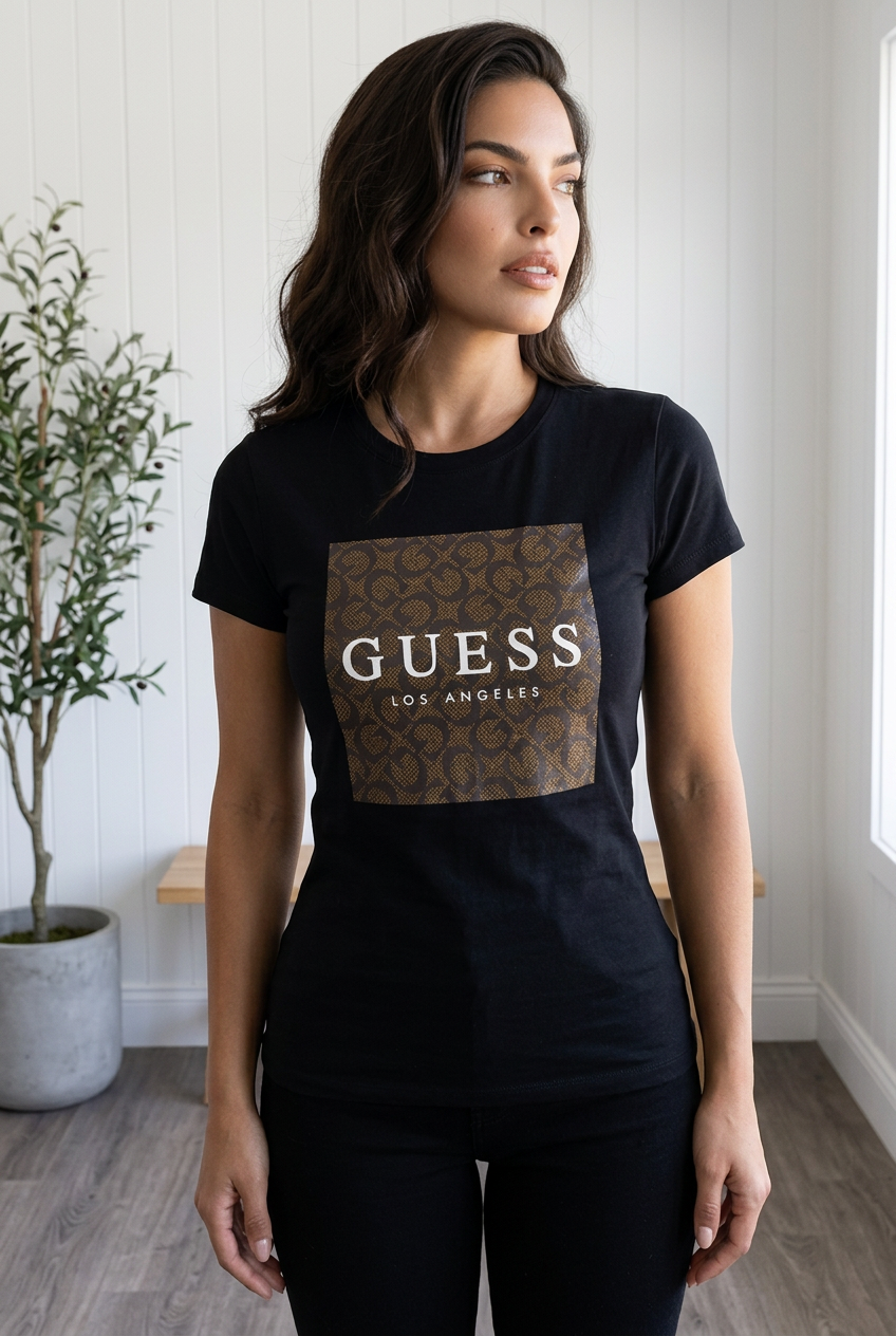 CAMISETA LARGA MUJER - GUESS