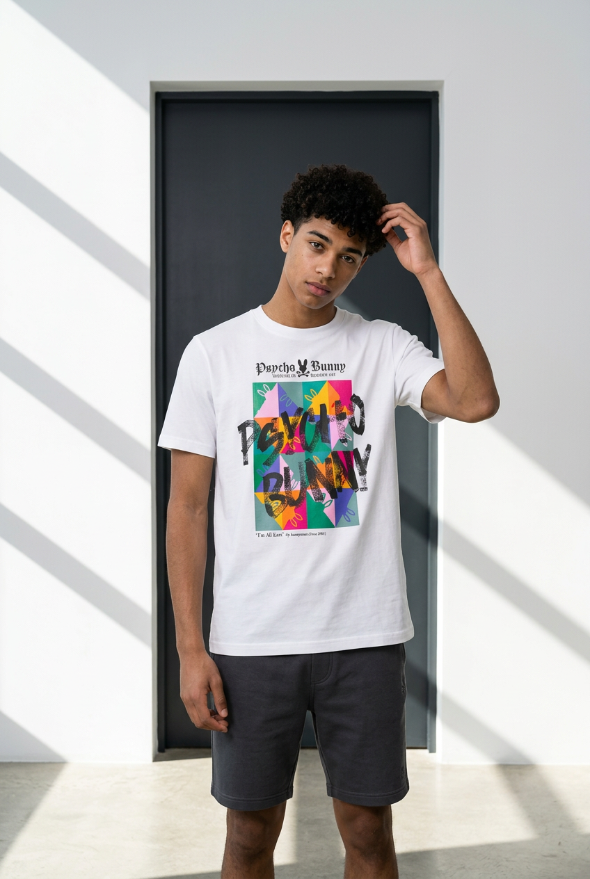 CAMISETA MANGA CORTA - PSYCHO BUNNY