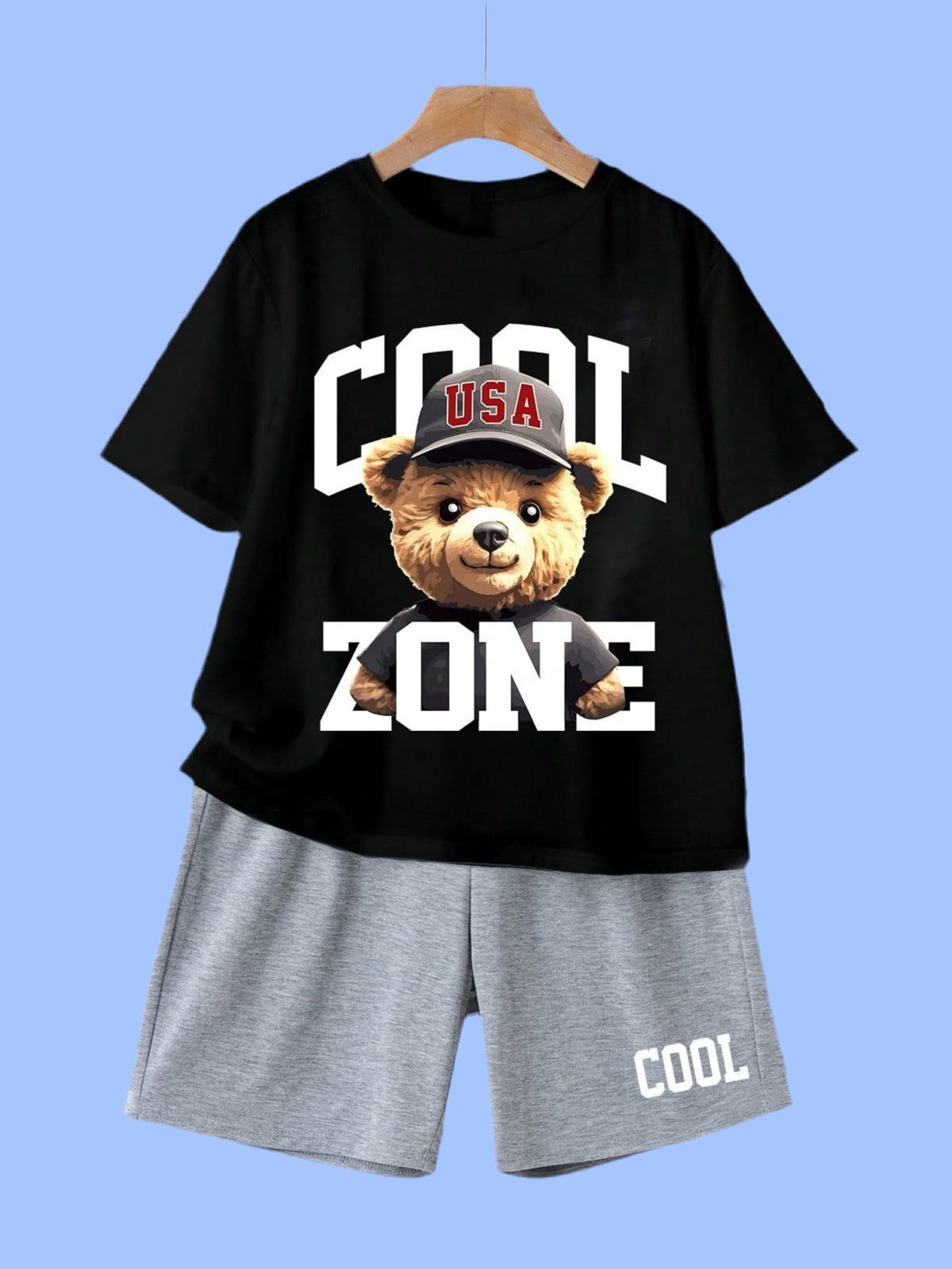 CONJUNTO CAMISETA+PANTALONETA COOL ZONE