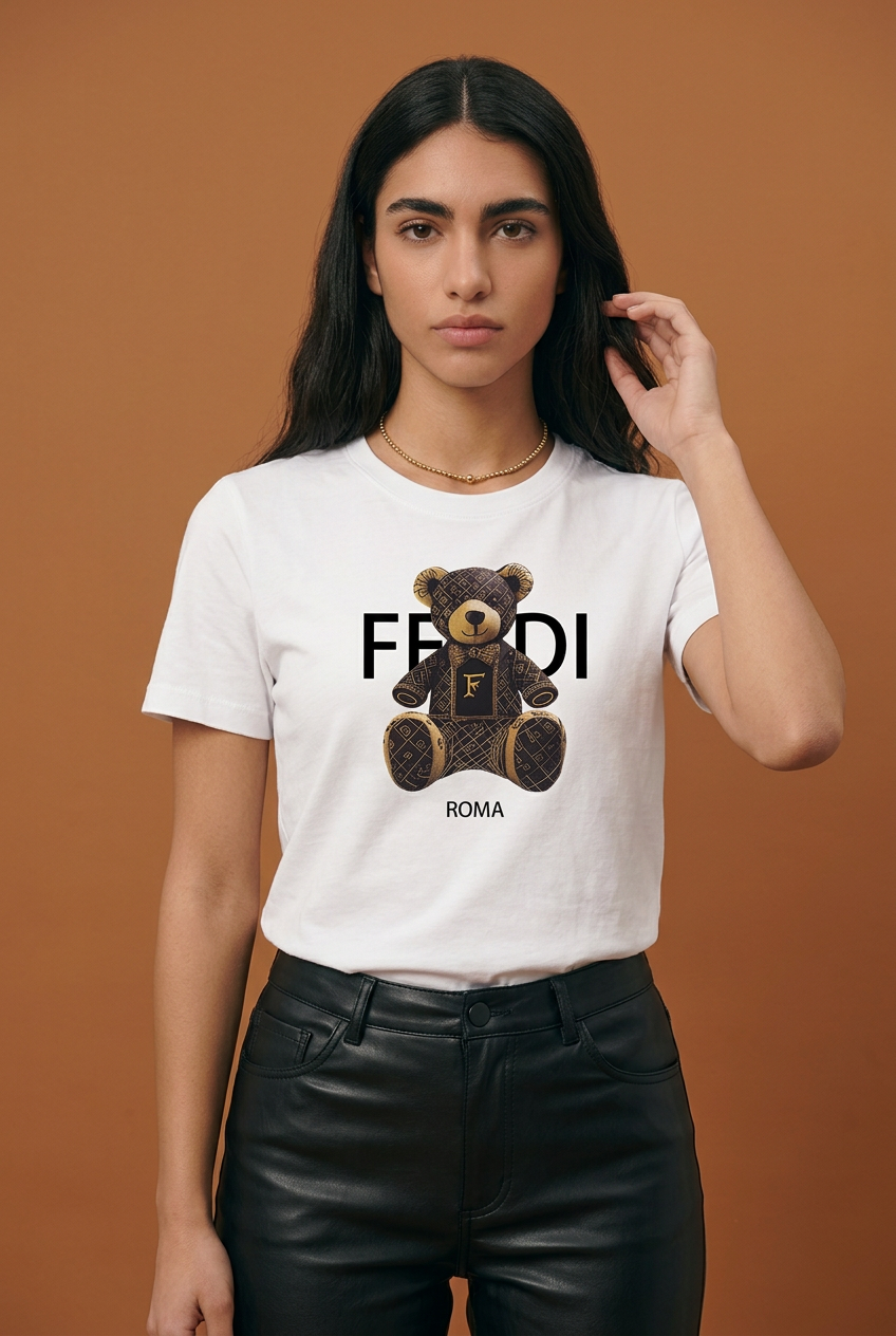CAMISETA LARGA MUJER - FENDI