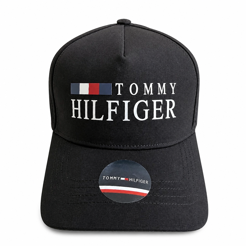 Gorra Tommy Hilfiger Logo Bicolor - Structured Poliéster Estampado Alto Relieve Ajustable