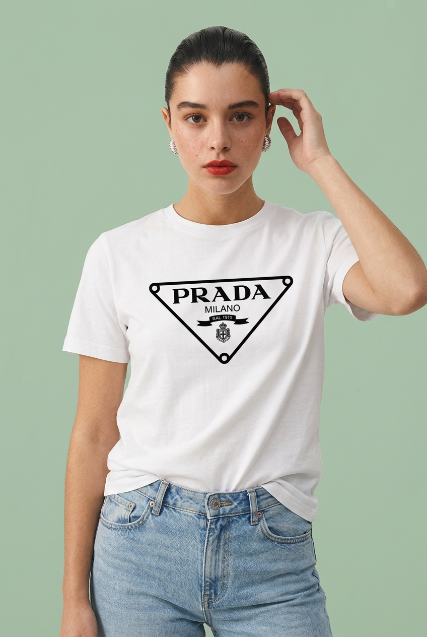 CAMISETA LARGA MUJER - PRADA