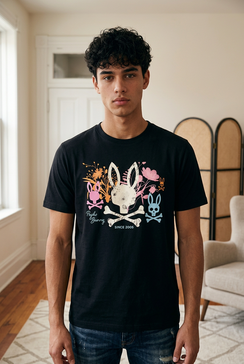 CAMISETA MANGA CORTA - PSYCHO BUNNY