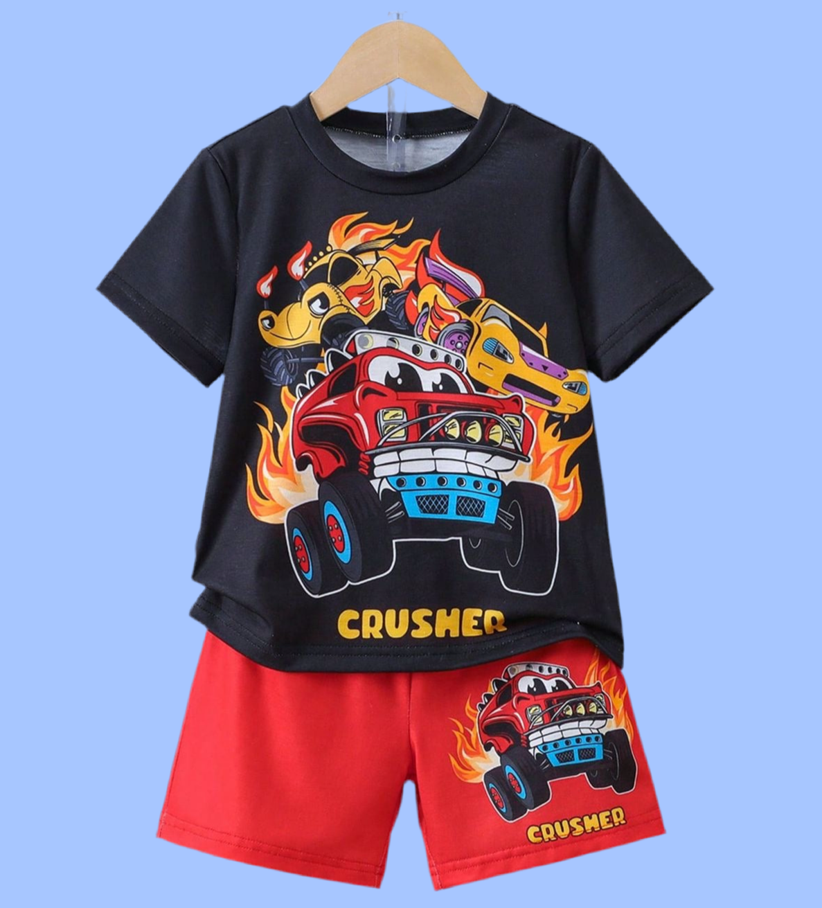 CONJUNTO CAMISETA+PANTALONETA CRUSHER