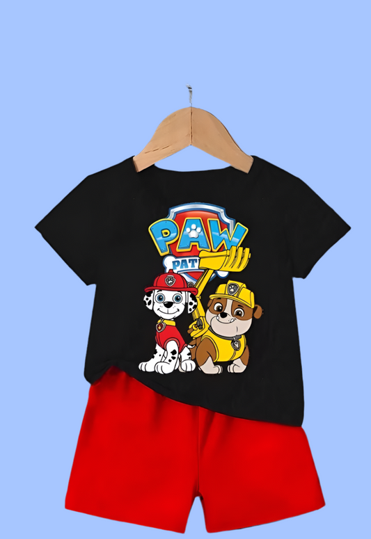 CONJUNTO CAMISETA+PANTALONETA PAW PATROL