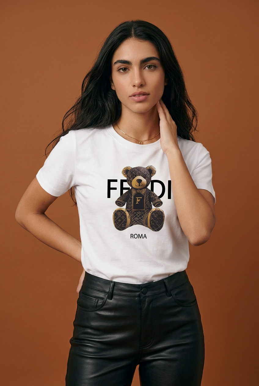 CAMISETA LARGA MUJER - FENDI