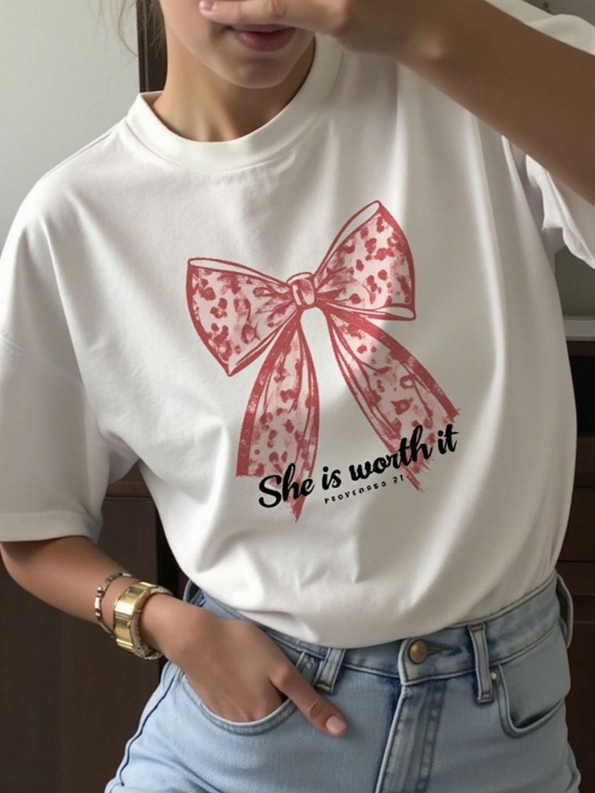 CAMISETA LARGA MUJER - LAZO