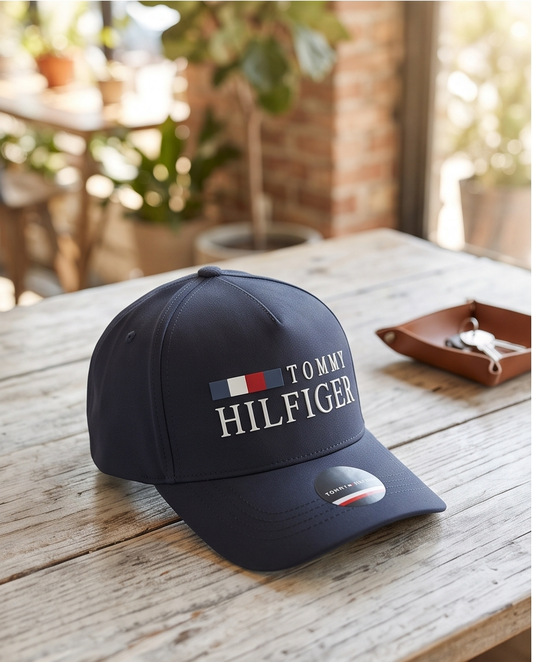 Gorra Tommy Hilfiger Logo - Structured Poliéster Estampado Alto Relieve Ajustable