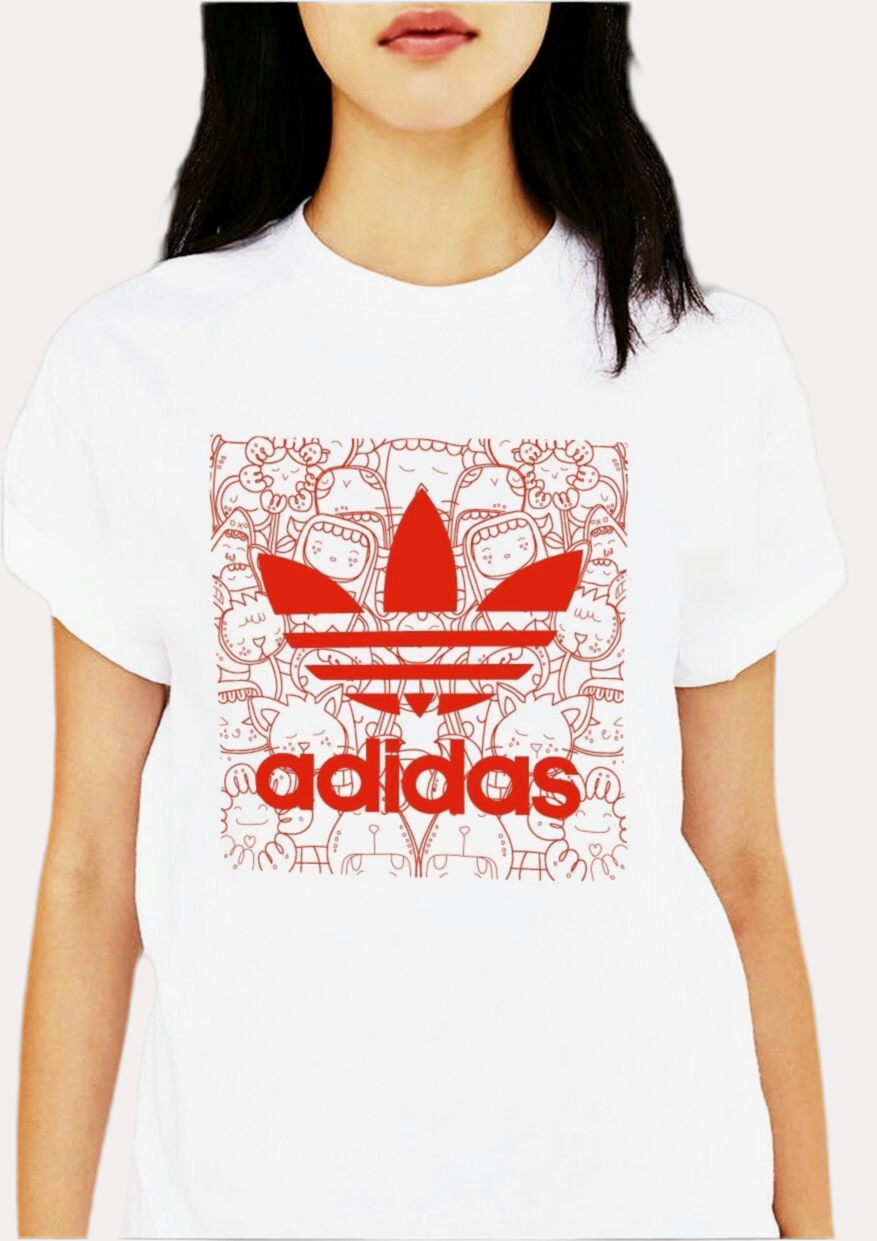 CAMISETA LARGA MUJER - ADIDAS