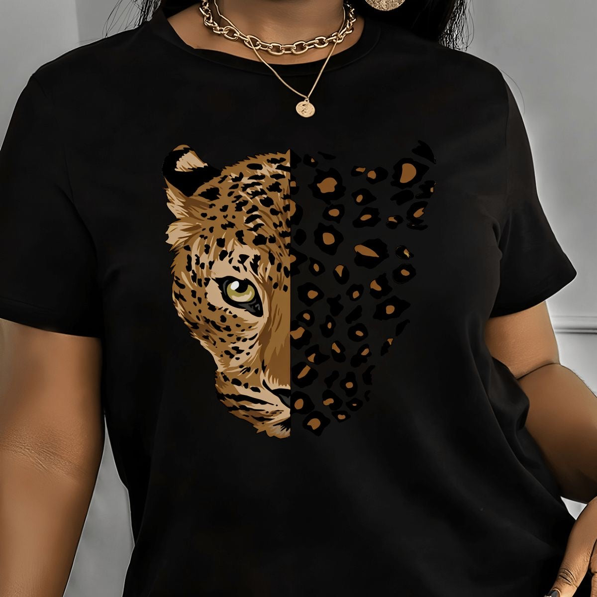 CAMISETA LARGA MUJER - TIGRE