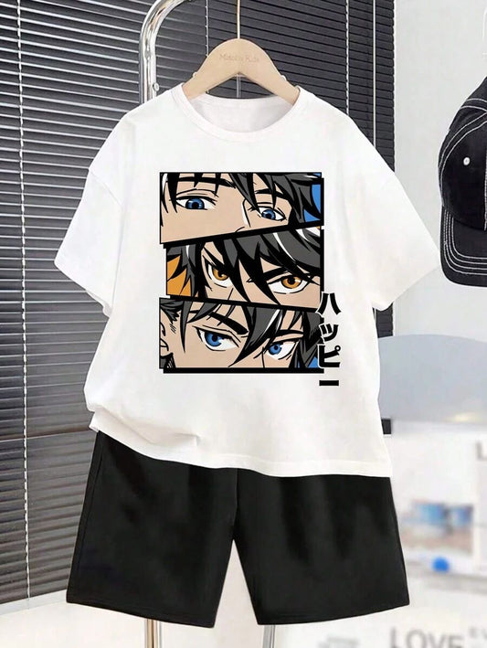 CONJUNTO CAMISETA+PANTALONETA ANIME
