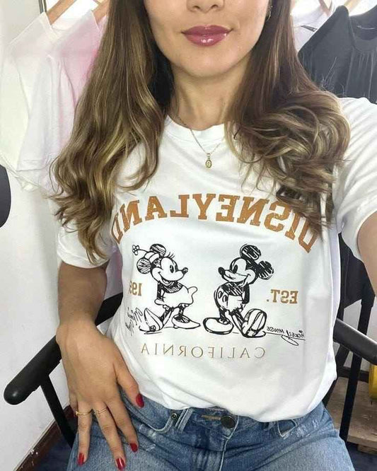 CAMISETA LARGA MUJER - DISNEYLAND