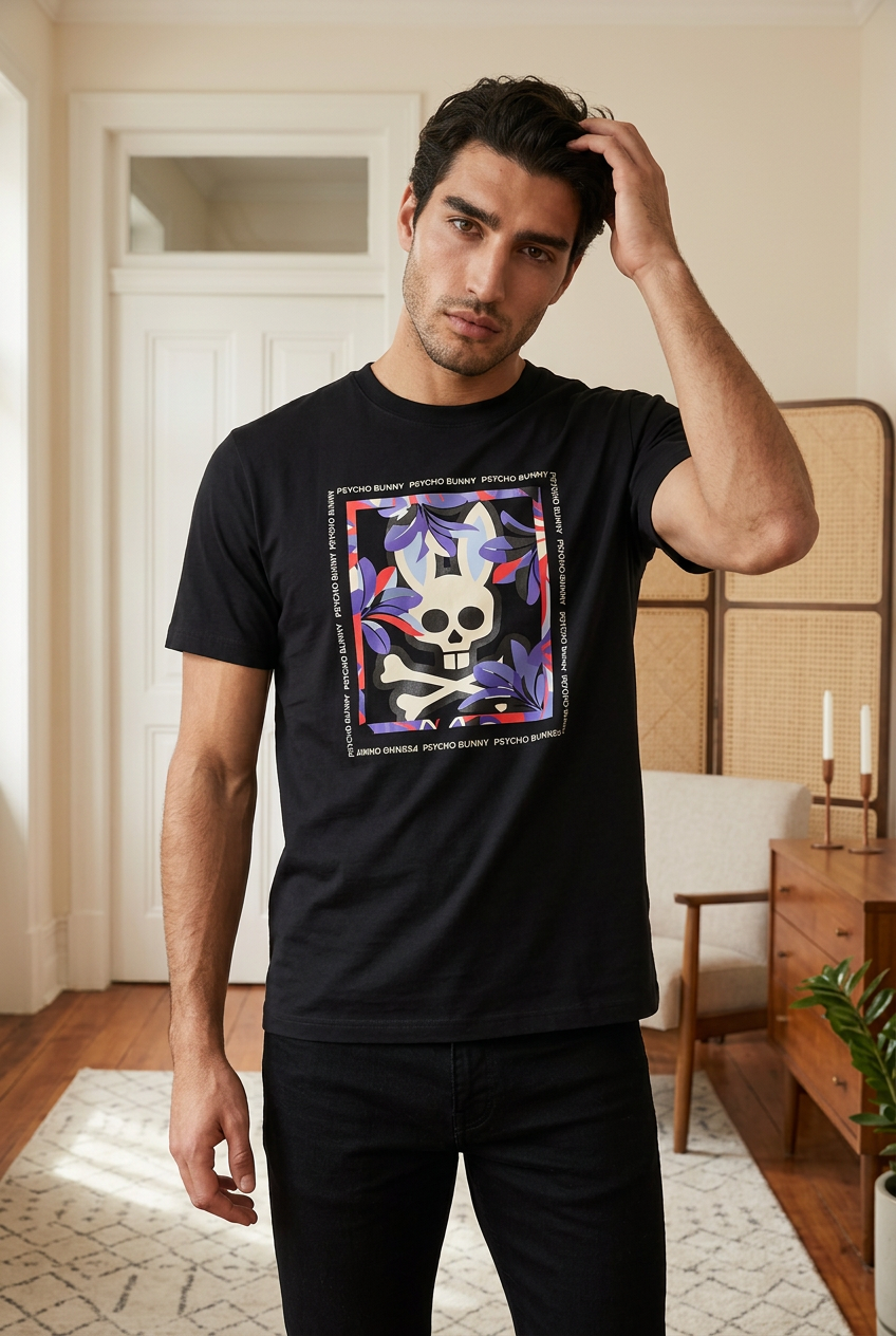 CAMISETA MANGA CORTA - PSYCHO BUNNY