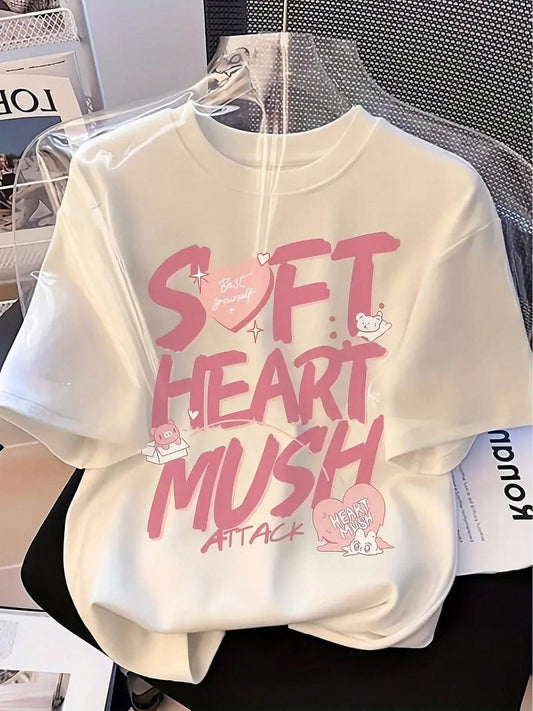 CAMISETA LARGA MUJER - SOFT HEART MUSH
