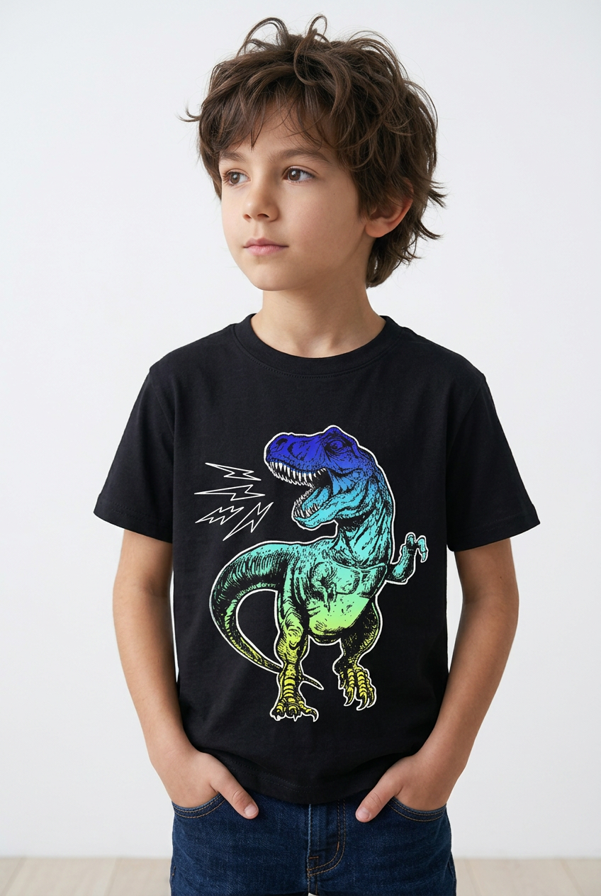 CAMISETA MANGA CORTA - DINOSAURIO T-REX