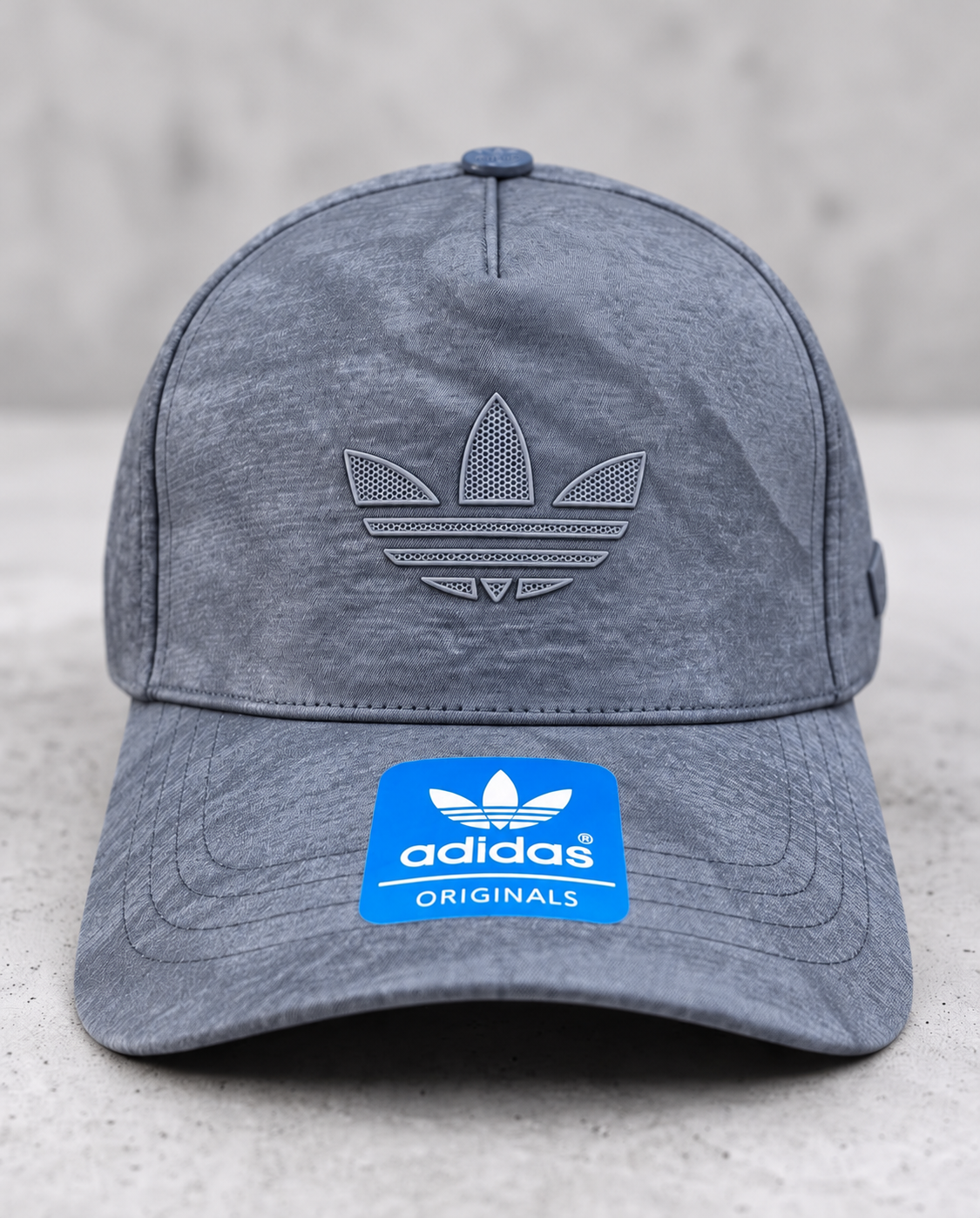 Gorra Adidas Trefoil Azul Claro Efecto Desgastado