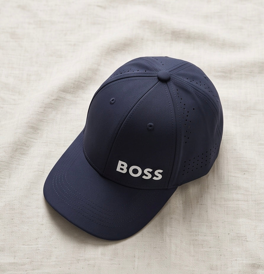 Gorra Hugo Boss Performance Azul Marino Perforada