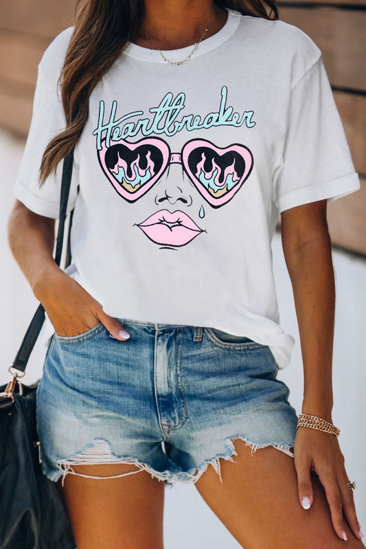 CAMISETA LARGA MUJER - HEARTTREAKER