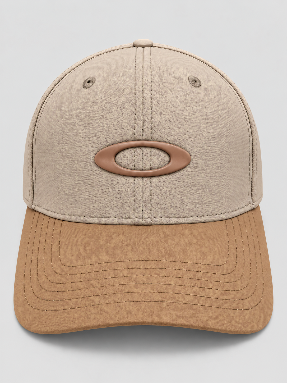 Gorra Oakley Beige con Visera Camel