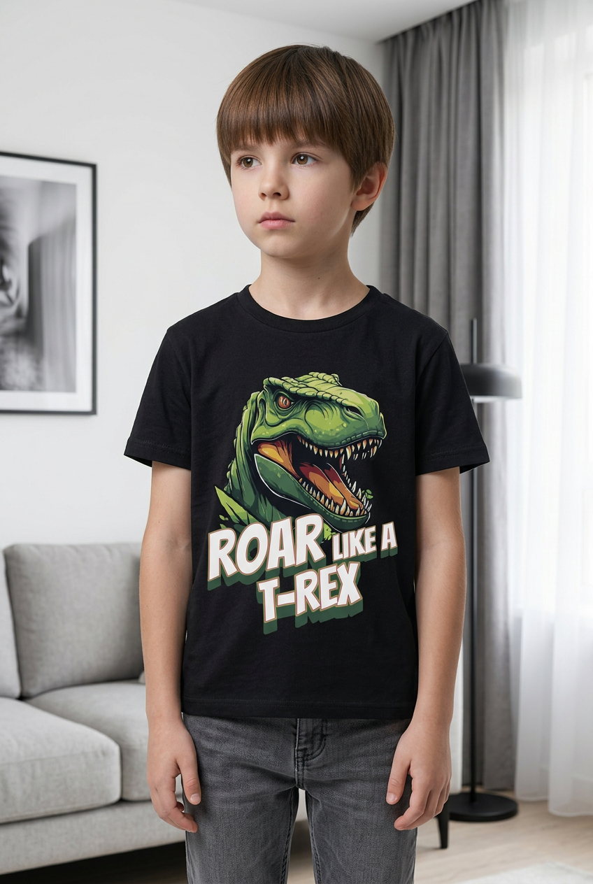 CAMISETA MANGA CORTA - DINOSAURIO T-REX