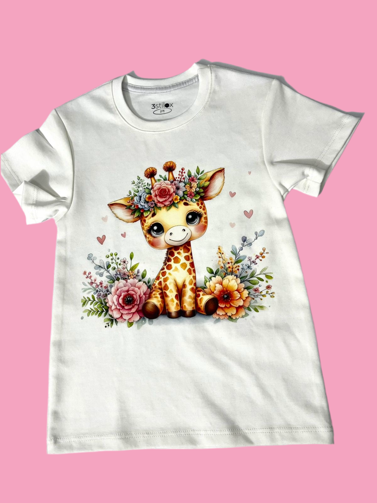 CAMISETA MANGA CORTA - JIRAFA