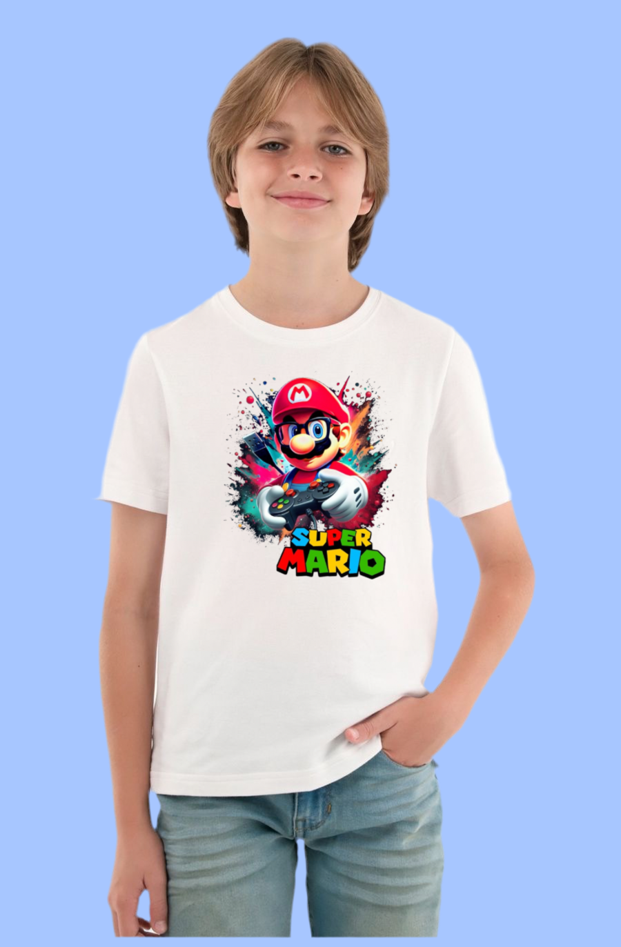 CAMISETA MANGA CORTA - SUPER MARIO