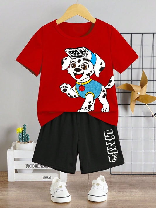 CONJUNTO CAMISETA+PANTALONETA PAW PATROL