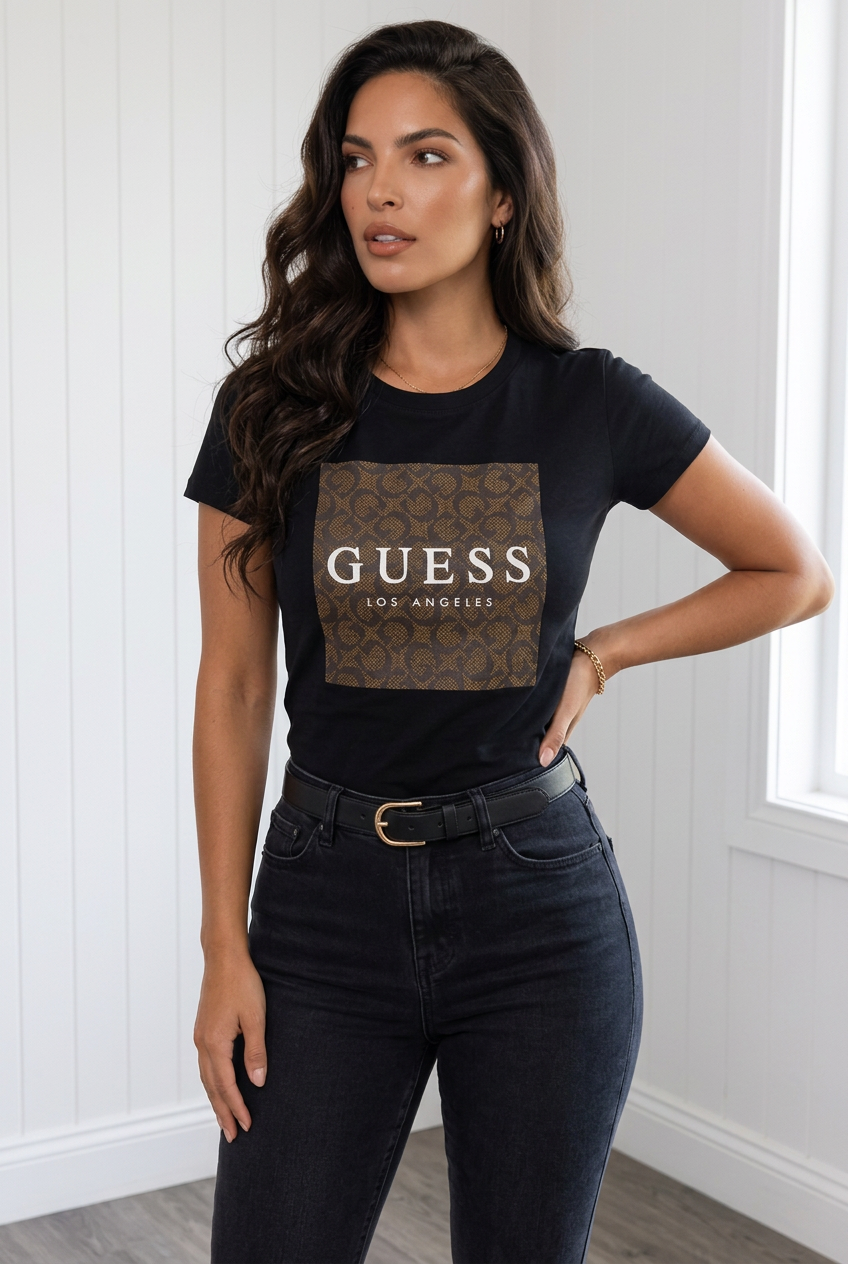 CAMISETA LARGA MUJER - GUESS