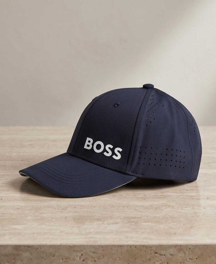 Gorra Hugo Boss Performance Azul Marino Perforada