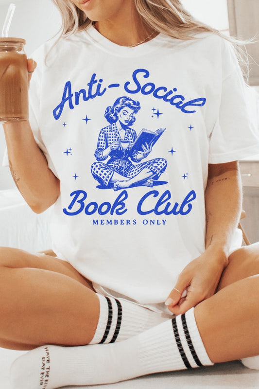CAMISETA LARGA MUJER - ANTI SOCIAL