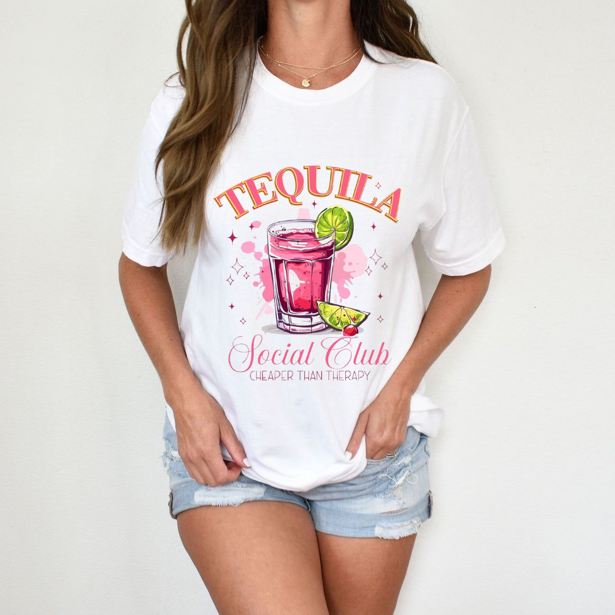 CAMISETA LARGA MUJER - TEQUILA